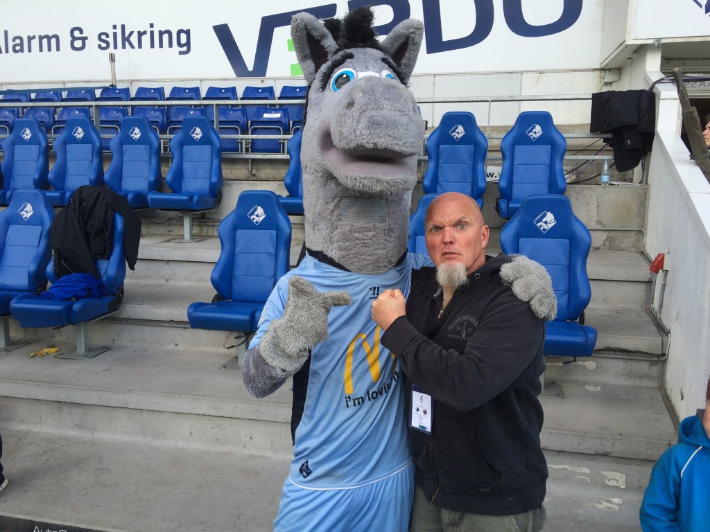 Morten og hest